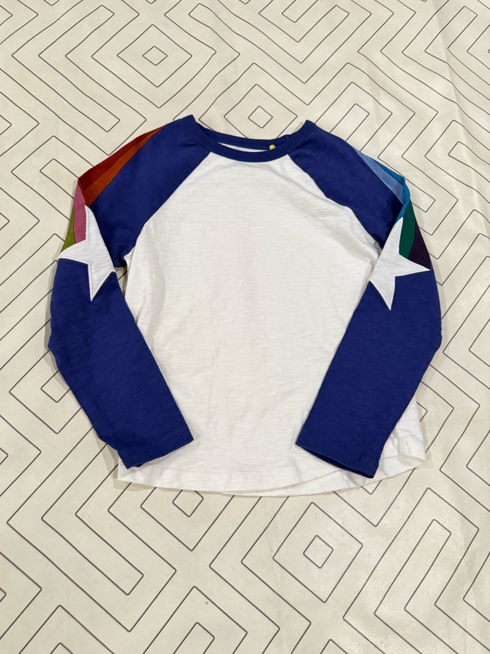Boden Star Sleeve Raglan Shirt